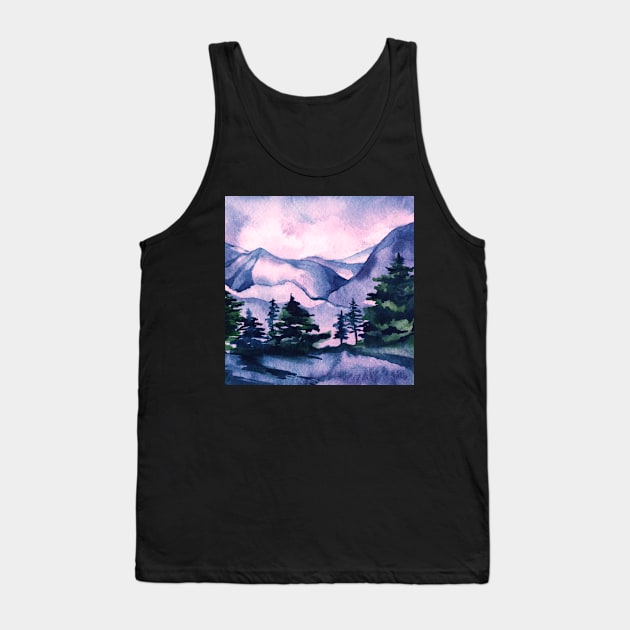 Winter Serenity Tank Top by tiden.nyska